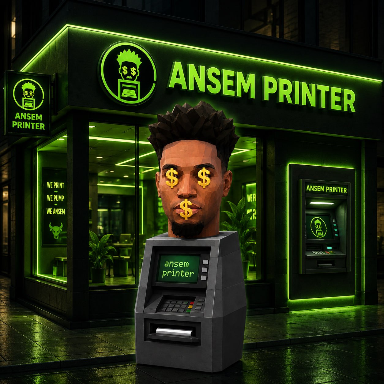 Ansem Internet Money mascot